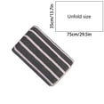 thumbnail image 3 of Striped Bath Towel, 29.5x13.7 Inches, Absorbent, Thick, Soft Polyester, Multi-Purpose for Bathroom, Gym, Beach, 1 Count, 3 of 7