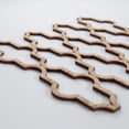 thumbnail image 4 of Ekena Millwork 15 3/8"W x 15 3/8"H x 3/8"T Medium Casablanca Decorative Fretwork Wood Wall Panels, Red Oak, 4 of 6