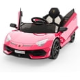 thumbnail image 2 of 12V Electric Ride-On Car for Kids | Licensed Battery-Powered Sports Car with Remote Control, 2 Speeds, Sound System, LED Headlights, Hydraulic Doors, 2 of 5