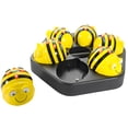 thumbnail image 3 of 6pcs Bee-Bot Programming Robot with Docking Station, 1-set Wooden Tunnels &  FREE 10pcs Clip on Shells White, STEM Educational Classroom Coding Teaching and Learning Materials, 3 of 8