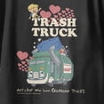 thumbnail image 3 of Trash Truck Hearts All Around Youth T Shirt (Black, XS-XL), 3 of 4