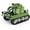 Green, variant on Building Blocks Armored Phantom Model Kit (4 Styles), Mini Cute Set with Rotating Turret & Simulated Tracks,Develop Hands- Skills (Wilderness F4 (Gray))