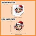thumbnail image 4 of YWIYIUD 1PC Christmas Window Wall Stickers, 16inch Funny Wall Breaking Window Stickers Christmas Living Room Decoration Christmas Door Stickers for Xmas Window Wall Refrigerator Decorations, 4 of 7