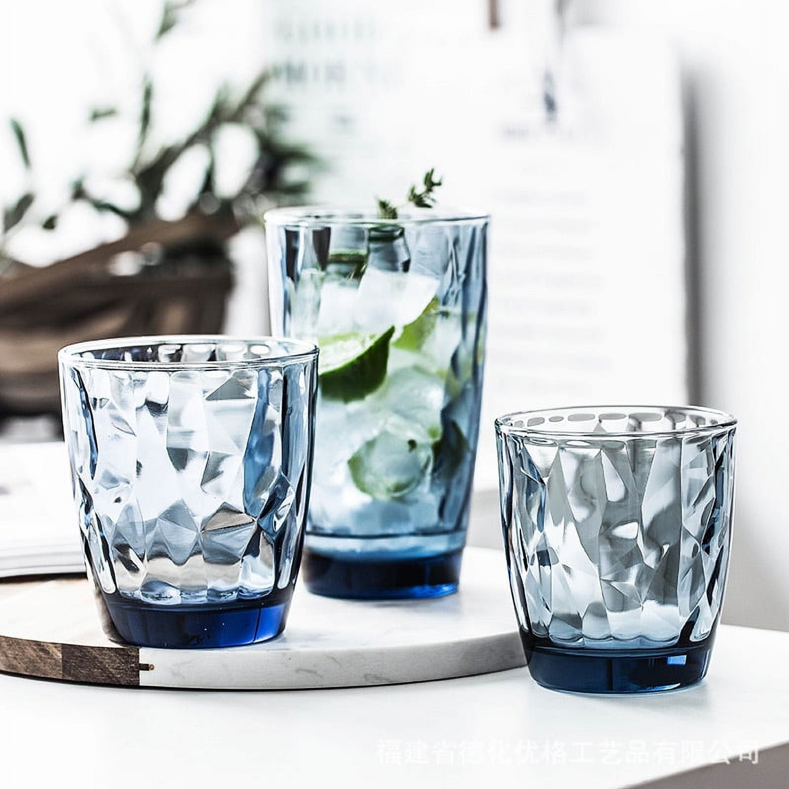 20-ounce Acrylic Glasses Plastic Tumbler, Clear - Hammered Style,  Dishwasher Safe, BPA Free - Walmart.ca