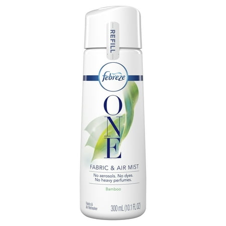 - (2 pack) Febreze ONE Fabric and Air Freshener Mist Refill, Bamboo (2 total, 10.1 oz)