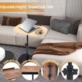 thumbnail image 5 of LIXI 360° Rotating C-Table - Adjustable Table for Laptop, 0-90° Tilt, 55 lbs Capacity (Log Color), 5 of 9