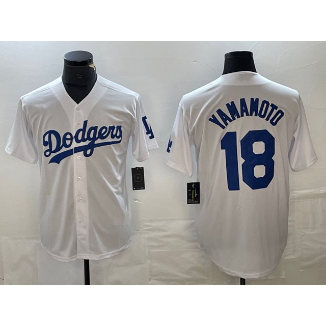 Baseball Jersey Dodgers Jersey Fan Elite Version Dodgers 18# 99# Kelly Copy Player Name Jersey
