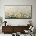 thumbnail image 4 of Large Framed Canvas Print Soft Neutrals Floral FieldWall Art Decorative Ready to Hang Painting for Living room Bedroom 60x30 inches Black Frame, 4 of 9
