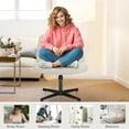 thumbnail image 2 of Simenmax Home Office Desk Chair, Mid-Century Inspired Adjustable Swivel Comfy Upholstered,Beige, 2 of 8