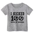 thumbnail image 1 of PMVFHDE Hauts pour Filles Grande Taille T-Shirt pour Filles T-Shirts Graphiques Mode Décontractée Imprimé Col Rond Manches Courtes T-Shirt Gris, 10-11 Ans, 1 of 4