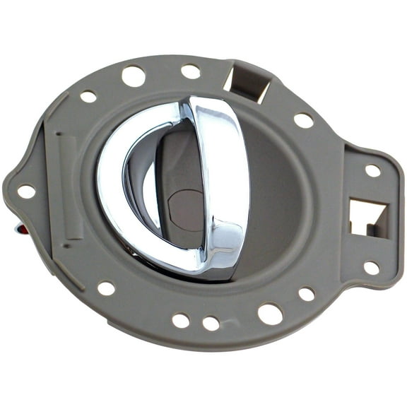 Dorman 84089 Rear Passenger Side Interior Door Handle for Specific Jeep Models, Chrome Lever; Khaki Housing