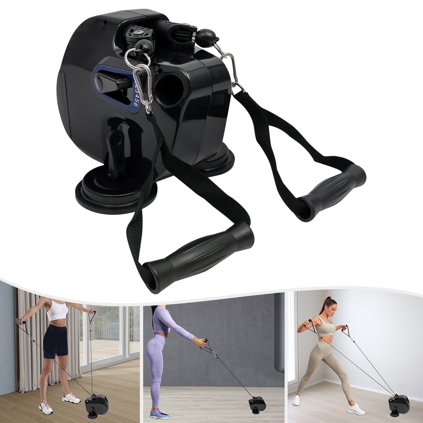 Dwellnix Rope Training Machine Suction Cup Rope Full Body Strength Training Device