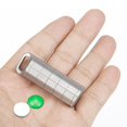 thumbnail image 2 of LLavero de caja de pastillas pequeña, estuche de medicina, llavero, botella organizadora impermeable, de almacenamiento de , contened Sunnimix Estuche impermeable para medicamentos, 2 of 8