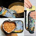 thumbnail image 5 of Yayeee Oven Mitts and Pot Holder Set of 2 Heat Resistant Kitchen Gloves Baking Hot Pad, Colorful Leaves, 5 of 5