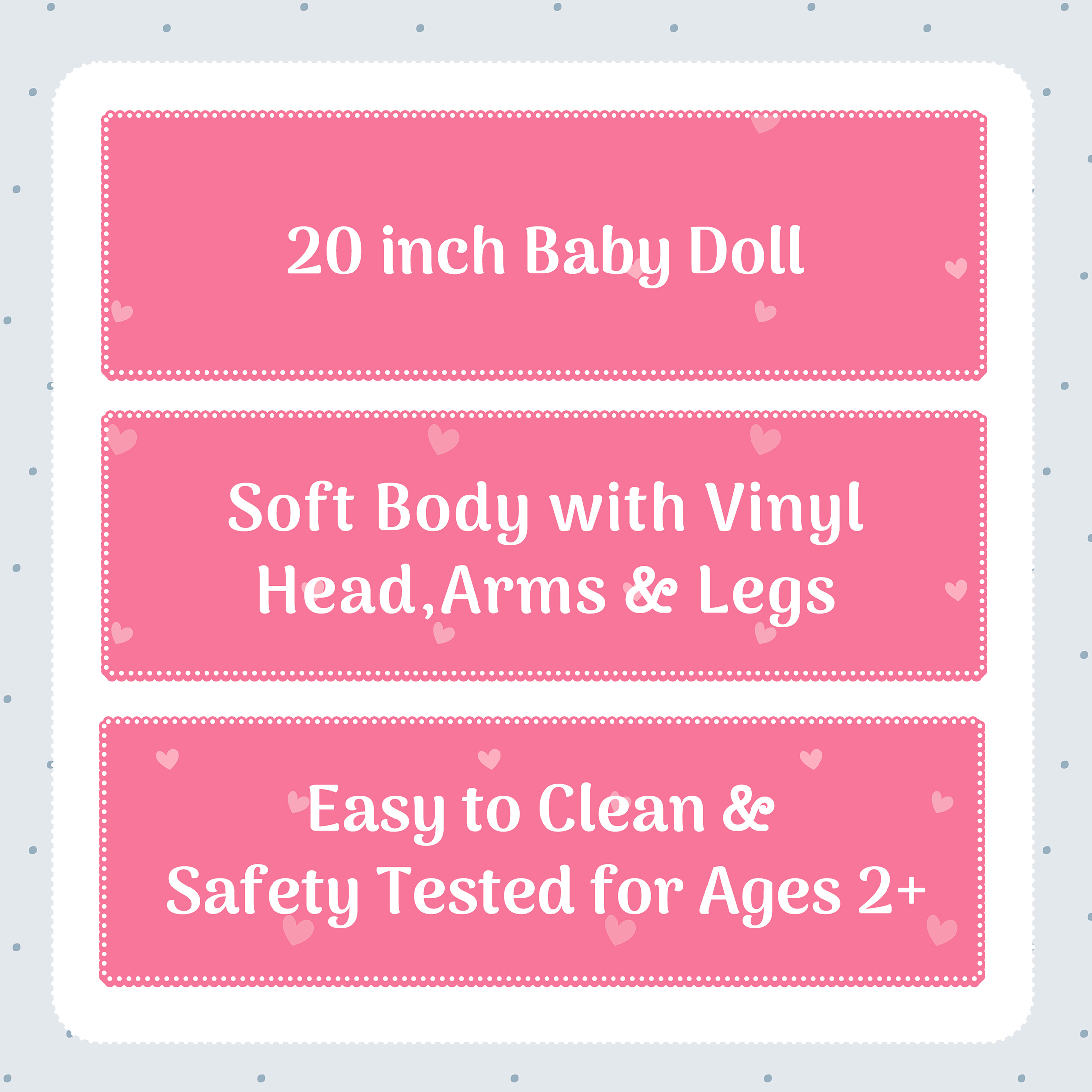 My Sweet Love Soft Baby Doll, 20 Inches, Blonde photo 3