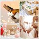 thumbnail image 3 of 100 etiquetas de regalo de boda, rompecabezas de madera con cordel, regalo personalizado gracias por venir gracias por ser una pieza de nuestro día especial para despedida de soltera, 3 of 4