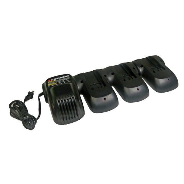 Black and Decker Genuine 3 Port 18 Volt Nicad/NiMH Battery Charger