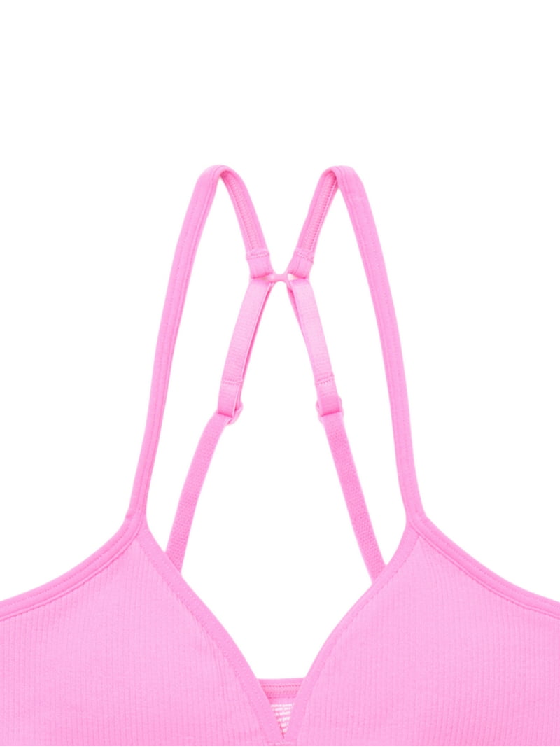 Wonder Nation Girls Ribbed Bralette with Removable Pads, 2-Pack