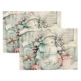 thumbnail image 1 of Christmas Decorations Indoor - 12x18 Inches Snowflake Table Mats for Party Kitchen Dining Room, 1 of 6