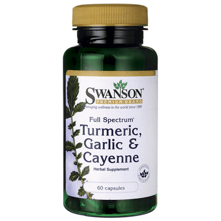 - Swanson Full Spectrum Turmeric, Garlic & Cayenne 60 Caps