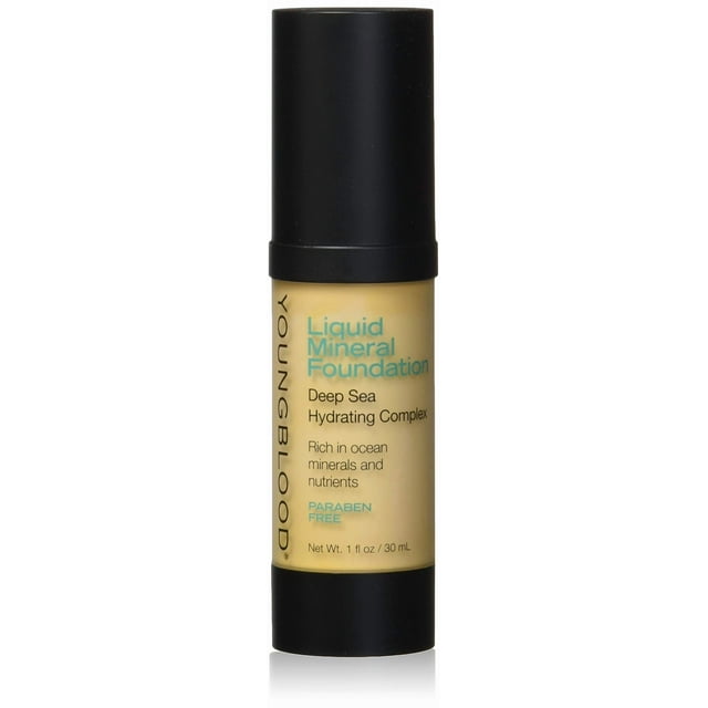 Base de maquillaje mineral líquida Youngblood Sand 17 Tonos Vegan