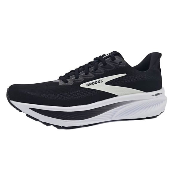 Brooks Ghost 17 Mens Shoes Size 11, Color: Black/Grey/White