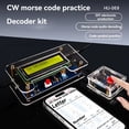 thumbnail image 3 of CW Trainer Morse Code Training Morse Code Decoder Components DIY Electronic Component Kit US PLUG B,1 x CW Trainer Morse Code Training kit, 3 of 8