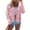 Pink, variant on Women’s Loose Knit Cardigan Sweater College Wind Open Front Drop Shoulder Outerwear Casual Trendy Jacket Top S-XL