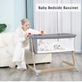thumbnail image 4 of Cuna colecho Infanti Pamo Babe con altura ajustable Gris, 4 of 5