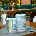 thumbnail image 3 of Yayeee Flameless Candles with Remote Flickering Battery Operated Multi Color Changing, Ocean Boat, 3 of 7