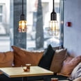 thumbnail image 7 of Simple Deluxe 20 Feet 360W Extension Hanging Lantern Pendant Light Lamp Cord Cable E26 Socket On/Off Switch (No Bulb Included), 4 Pack, Black, 7 of 7