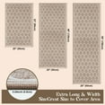 thumbnail image 6 of Soulgenix Kitchen Rug Sets, 3 Pieces Runner Rug with Non-Slip Baking for Kitchen Floor Comfort Standing, Rugs Mat with 20"x32"+20"x47"+20"x59", 6 of 10