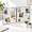 Black-2-Foldable Style1, variant on White 2 Split Style1 Double-sided Foldable Desktop Photo Display Frame