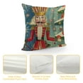 thumbnail image 4 of Creowell Christmas Pillow Covers Merry Christmas Nutcracker Throw Pillow Covers Winter Holiday Farmhouse Cushion Case Home Decoration for Sofa Couch,Multi-Size, 4 of 5