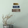 thumbnail image 4 of Basic Coat Check Sign (Blue) - Small, 4 of 4