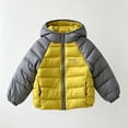 thumbnail image 6 of Bovxnpu Girls Down Jackets Kids Padded Jacket Long Sleeve Hooded Zip Pocket Warm Coat Outfits, 6 of 6