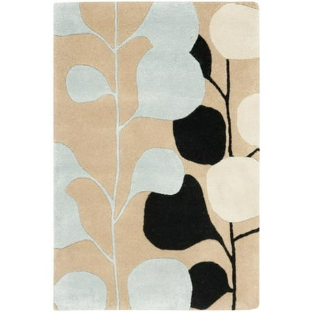Safavieh Handmade Marrakesh Beige New Zealand Wool Rug (3' x 5')