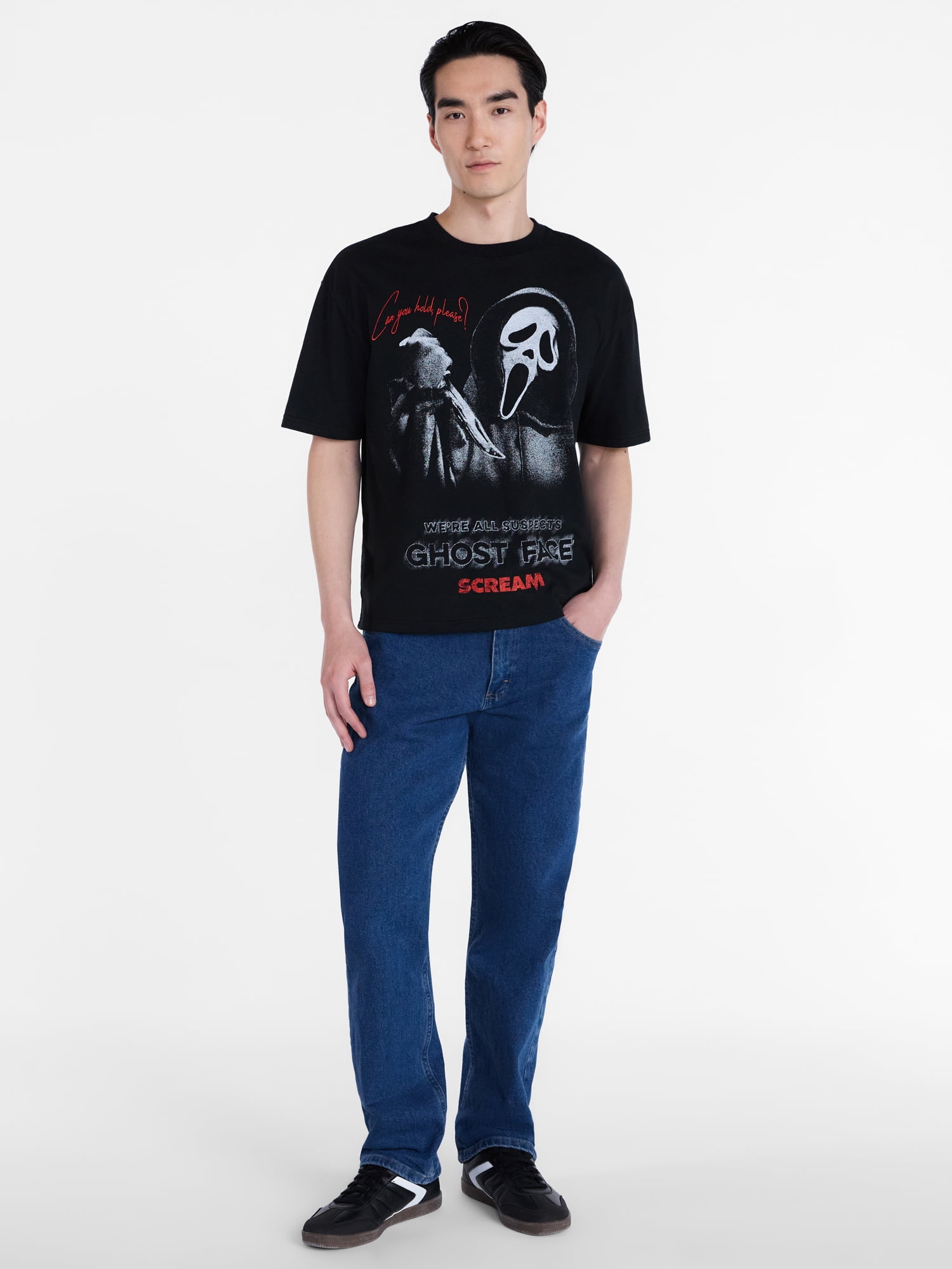 Ghostface x Scream Men's and Big Men's Graphic Tee, Sizes XS-5XL