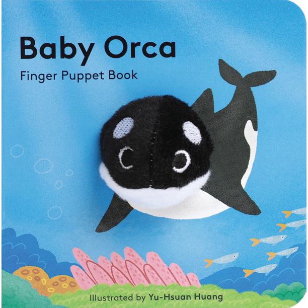 Baby Orca Finger Puppet Book (Puppet Book for Babies, Baby Play Book, Interactive Baby Book