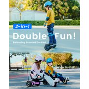 MIHOVER Self-Balancing Scooter with Adjustable Seat Attachment, Fits 6.5 8 10 Wheels, 360° Swivel Wheel