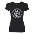 thumbnail image 2 of Wild Bobby, Faith Hope & Love Three Things That Last Forever Inspirational/Christian Women Slim Fit Junior Tee, Black, Small, 2 of 6