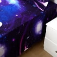 thumbnail image 4 of REGALWOVEN Galaxy Printed Duvet Cover Single Size Bedding Quilt Cover Set of 3, Dark Purple, 4 of 7