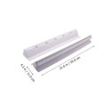 thumbnail image 2 of OULII 2Pcs Solar Panel Mounted Rack ABS White Support for RV and Boat, 2 of 8