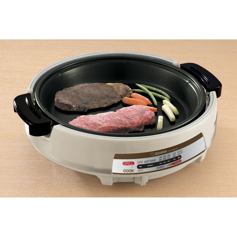 Zojirushi, Electric Skillet, EP-PBC10HC, Lt Gray with 1 pan