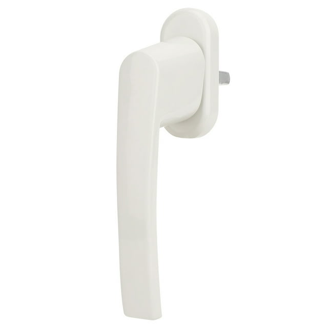 With Round Base Window Opener Window Handle, Baked White Paint Window Crank Handle, For Plastic Window Flat Opening Door Steel Door Home