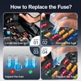 thumbnail image 3 of Kit surtido de fusibles para coche JOREST de 300 piezas con extractor de fusibles, 3 of 7
