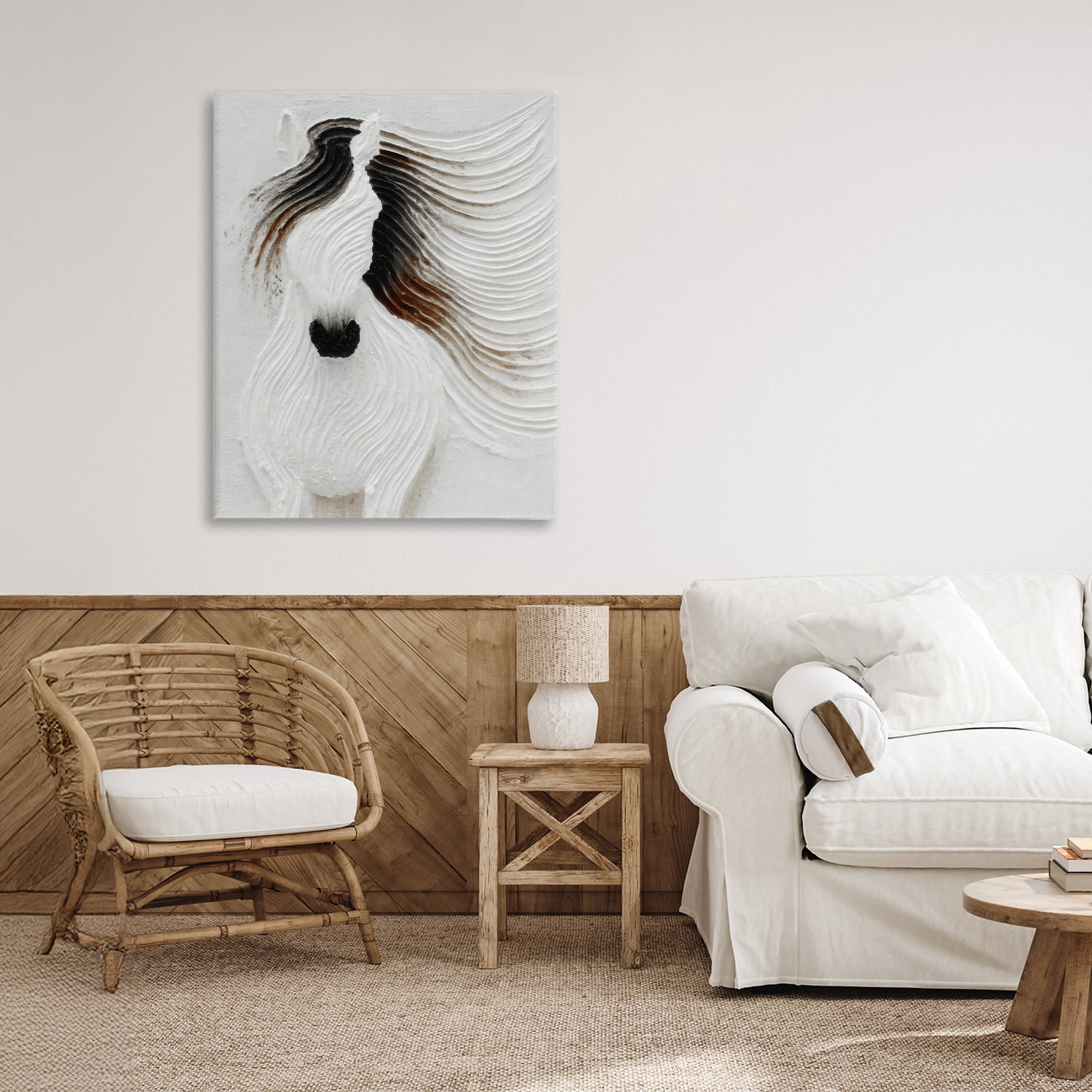 Stupell Industries Grooved Horse in Flowing Motion Canvas Wall Art, design by Ink Drop Loft