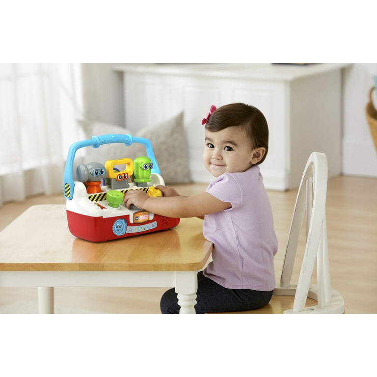 VTech Fix-It Buddies Toolbox, Kids Tool Set with Hammer, Saw