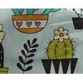 thumbnail image 5 of oneOone Viscose Jersey Fabric Leaves & Floral Block Decor Fabric Printed BTY 60 Inch Wide, 5 of 5