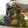 thumbnail image 3 of Lsque Five Nights At Freddy'S Pattern Fuzzy Fleece Throw Blanket Extra Large,Super Soft,Fluffy and Warm Blankets for Couch,Bed,All Season Use (40"x30"), 3 of 7